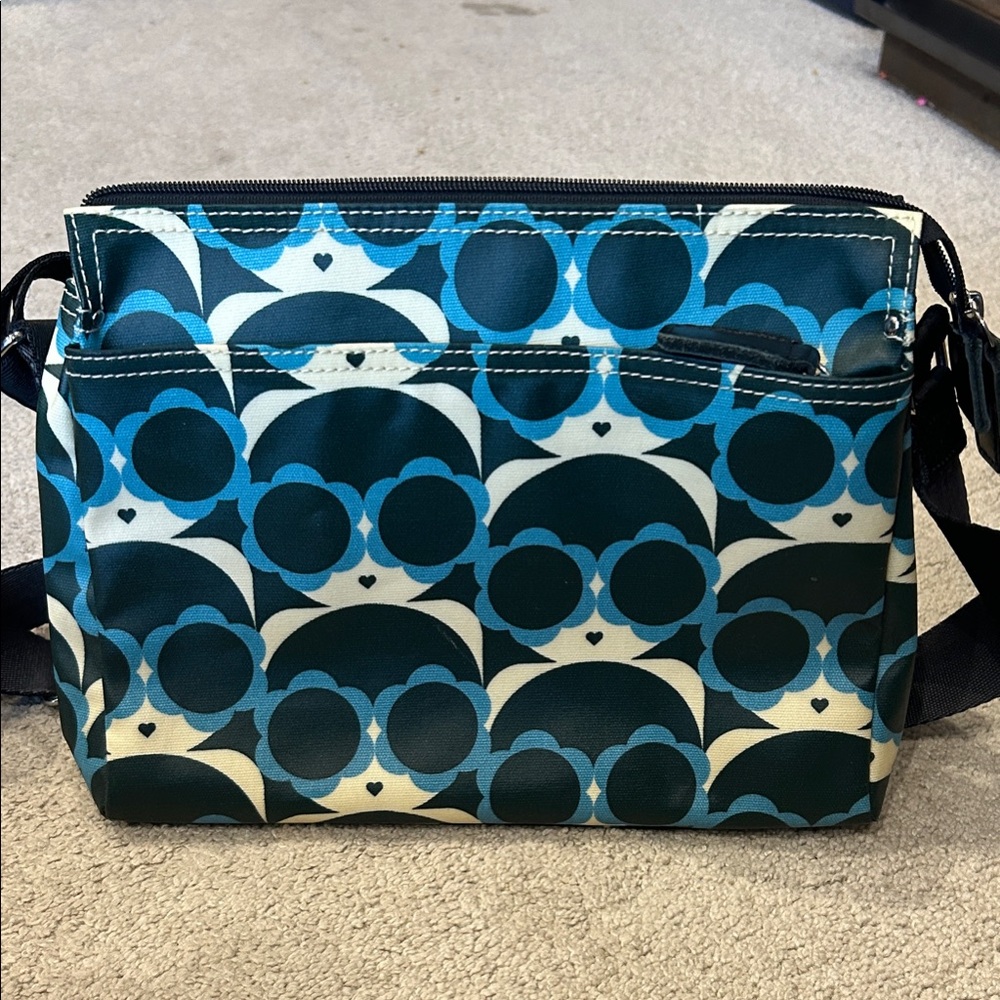 EUC Orla Kiely crossbody bag in Lola print.